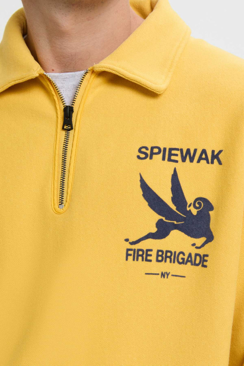 Half Zip Stand Collar Sweatshirt