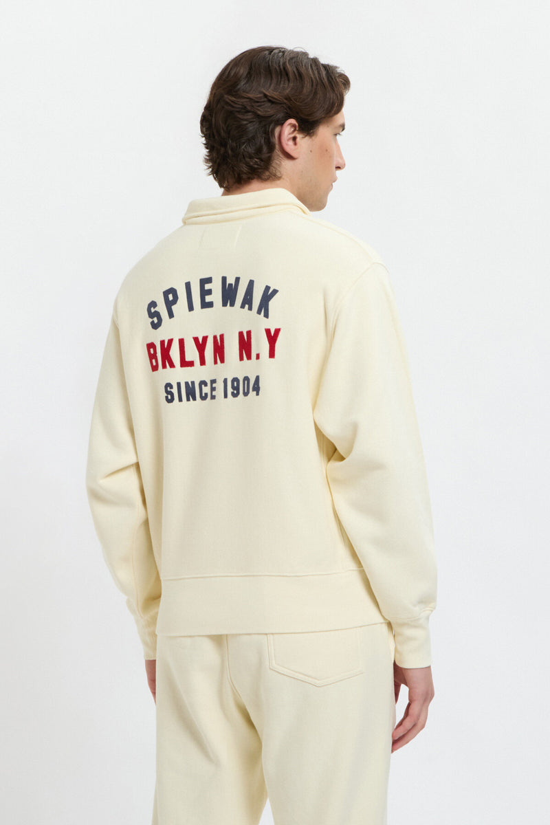 Half Zip Stand Collar Sweatshirt