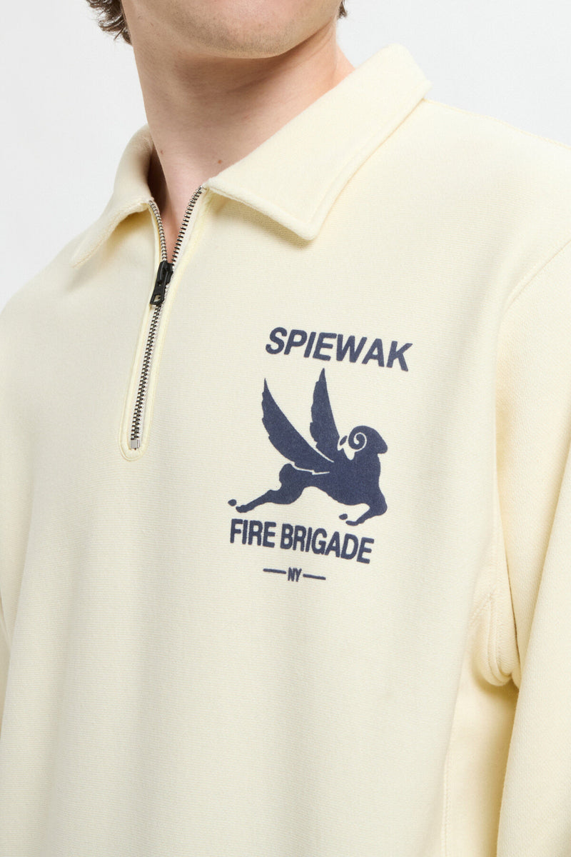 Half Zip Stand Collar Sweatshirt