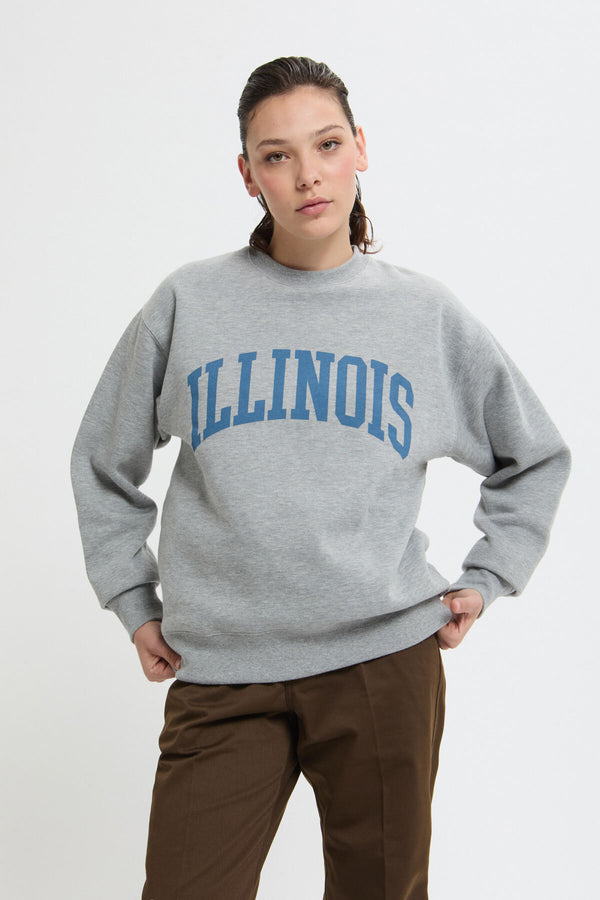 Illinois Printed Sweat Shirt