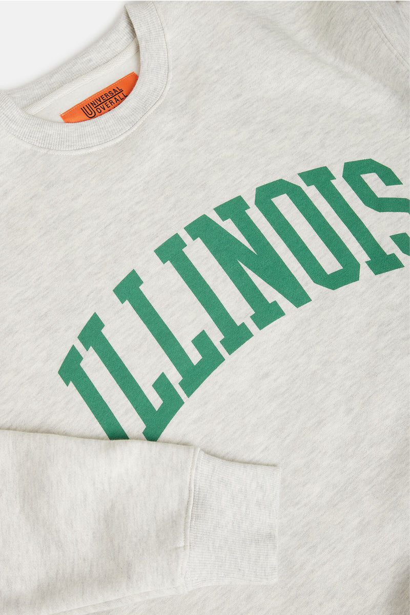 Felpa con stampa Illinois