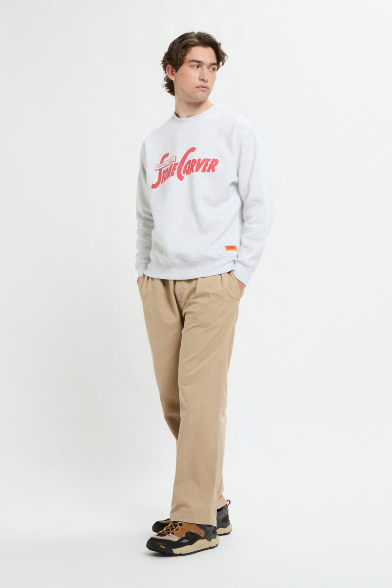 Felpa con stampa Stone Carver