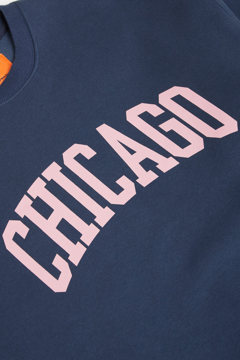 Felpa con stampa Chicago