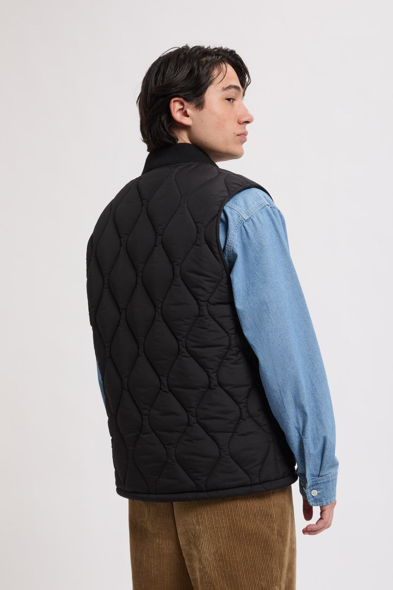 Quilt Vest Black by Universal Overall | Men | WP Store