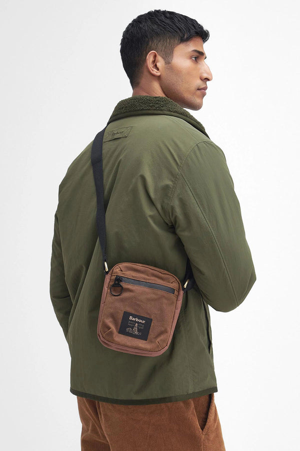 Borsa a tracolla Field in tessuto cerato