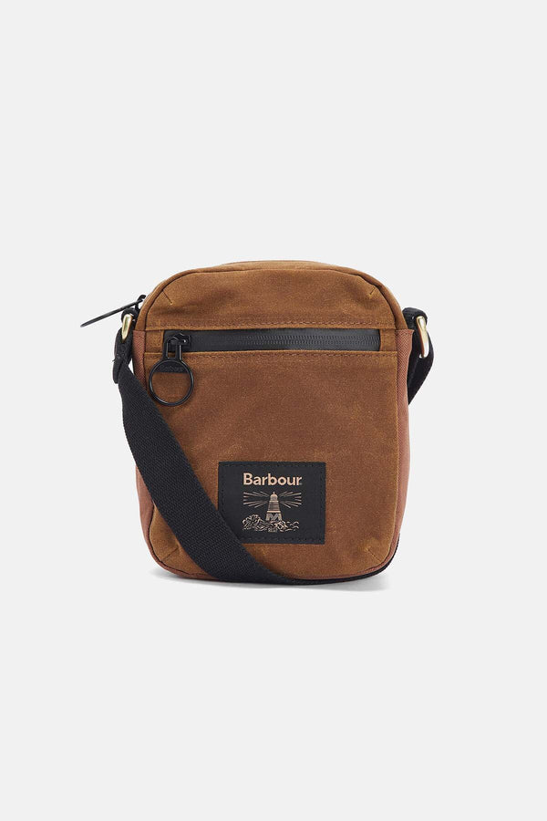 Borsa a tracolla Field in tessuto cerato