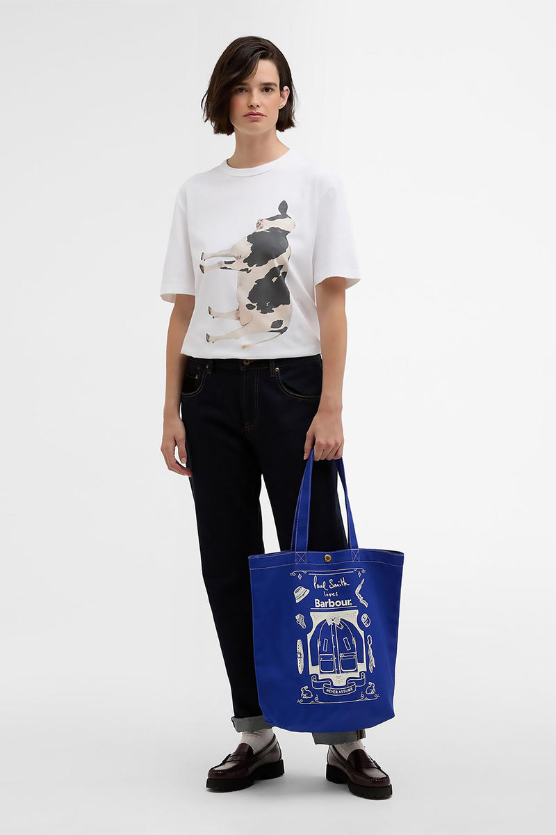 Paul Smith loves Barbour Best in Show Tote Bag Blue by