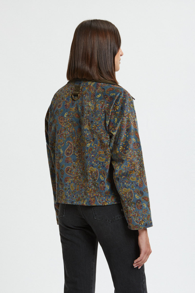 Giacca Barbour Spey Paisley in velluto