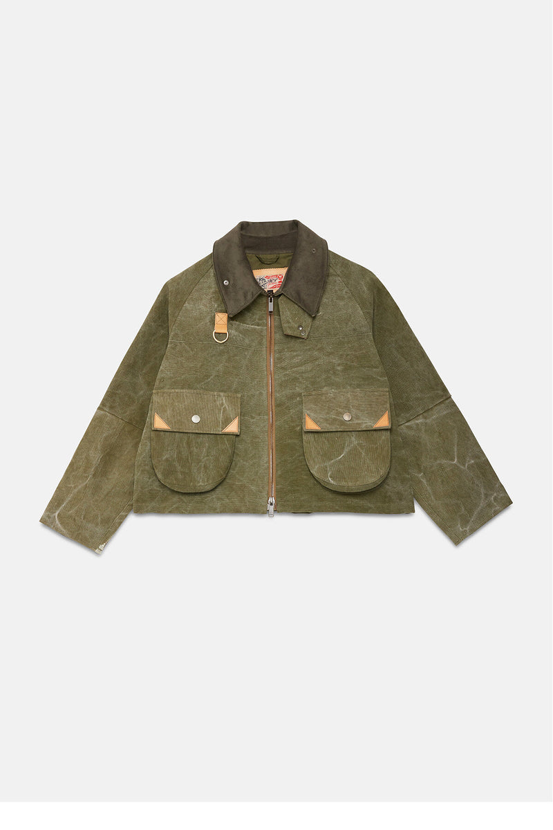 Giacca corta in canvas