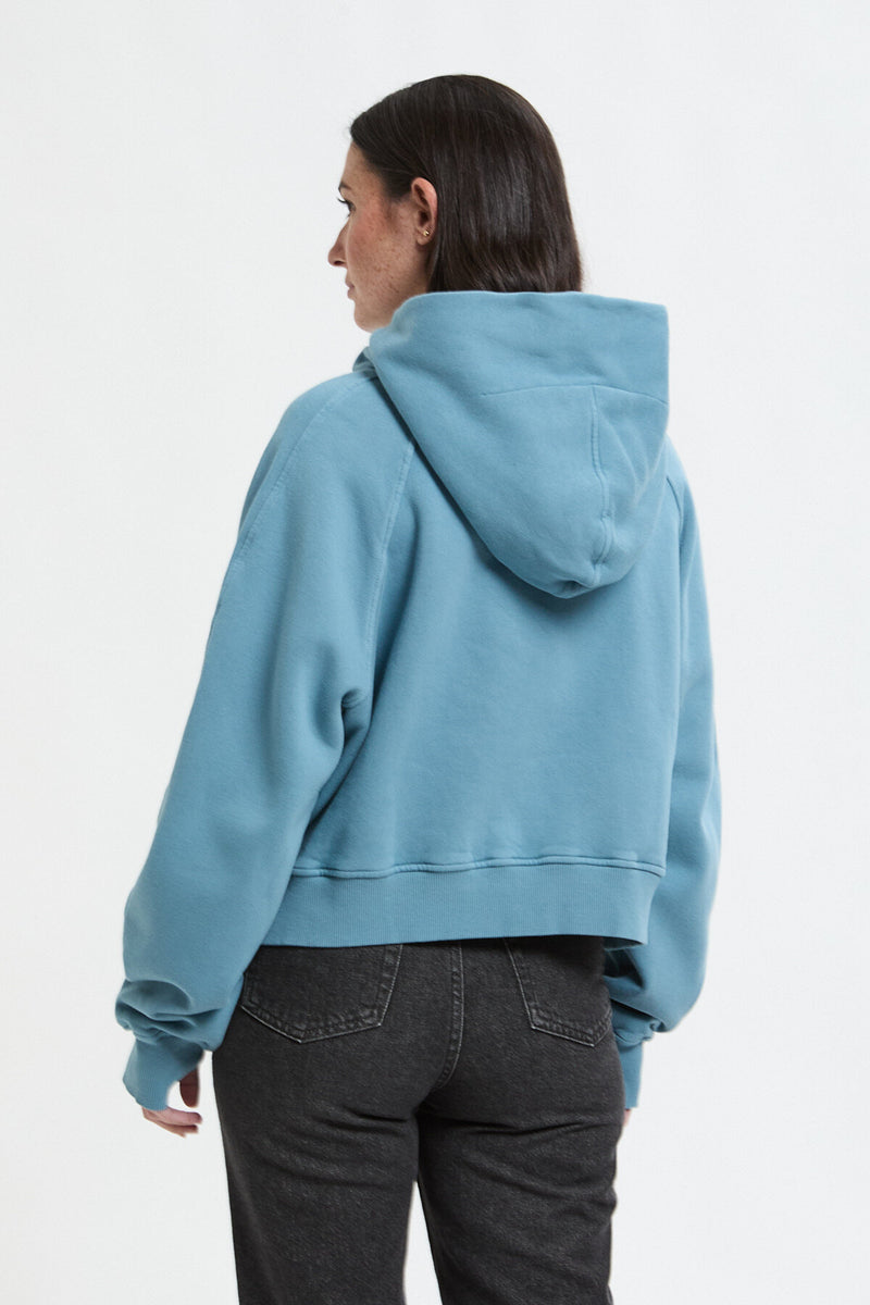 Felpa cotone cropped