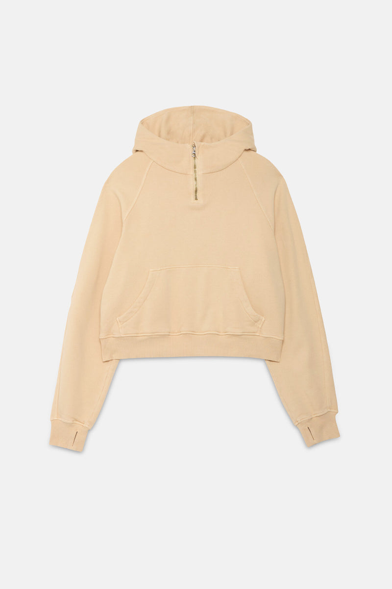 Felpa cotone cropped