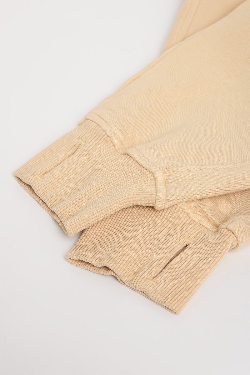 Felpa cotone cropped