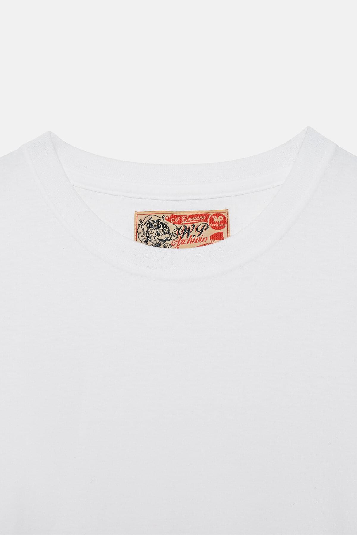 Grindstore T-Shirt Wayne Uomo – Bianca, Manica Corta Con Stampa - 4