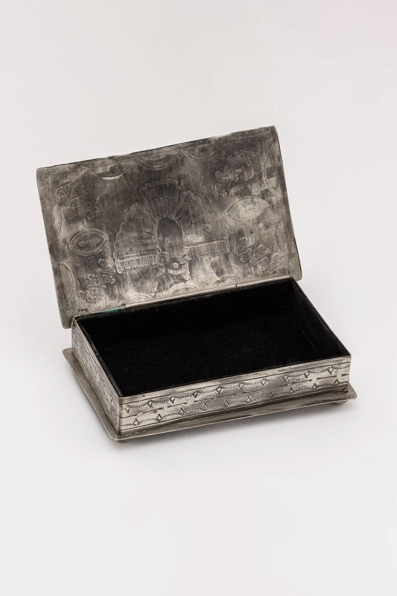 Scatola Stampata Thunderbird con Turchese