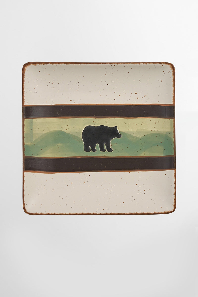 Skyline Bear Salad Plate