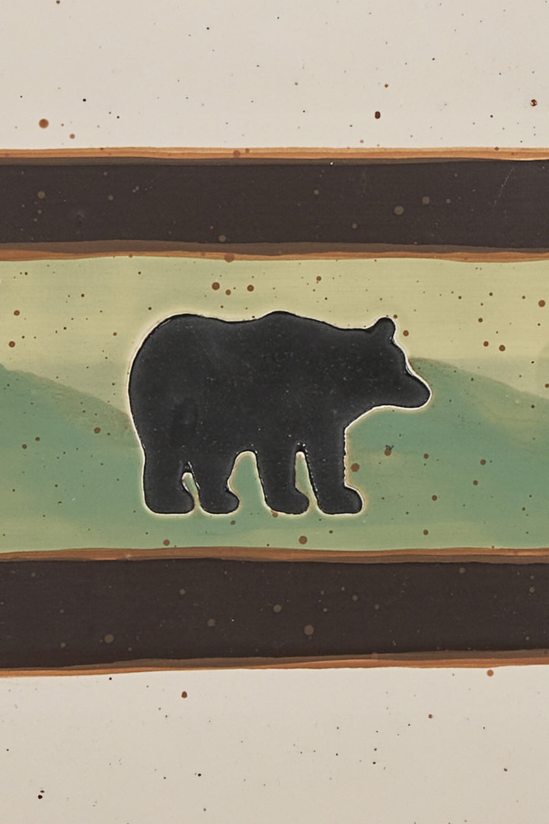 Skyline Bear Salad Plate