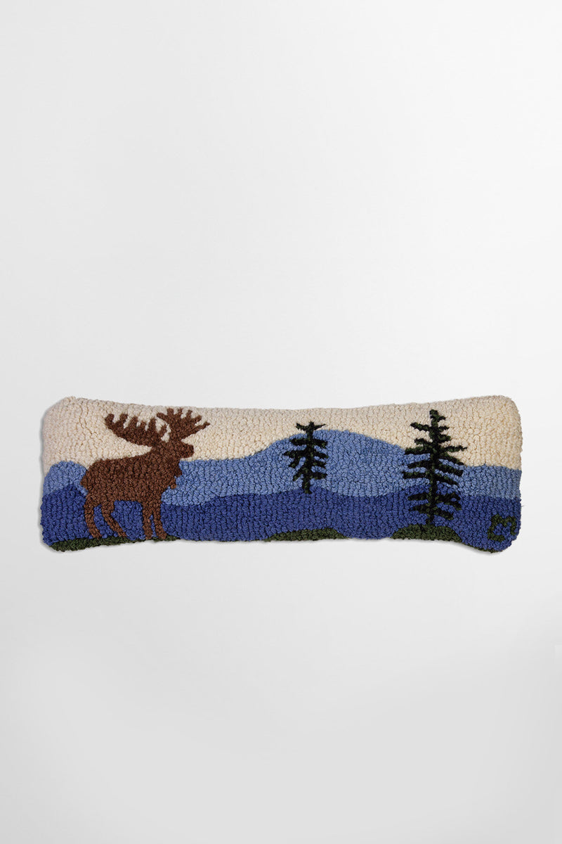 Cuscino Ricamato a Mano Mountain Moose