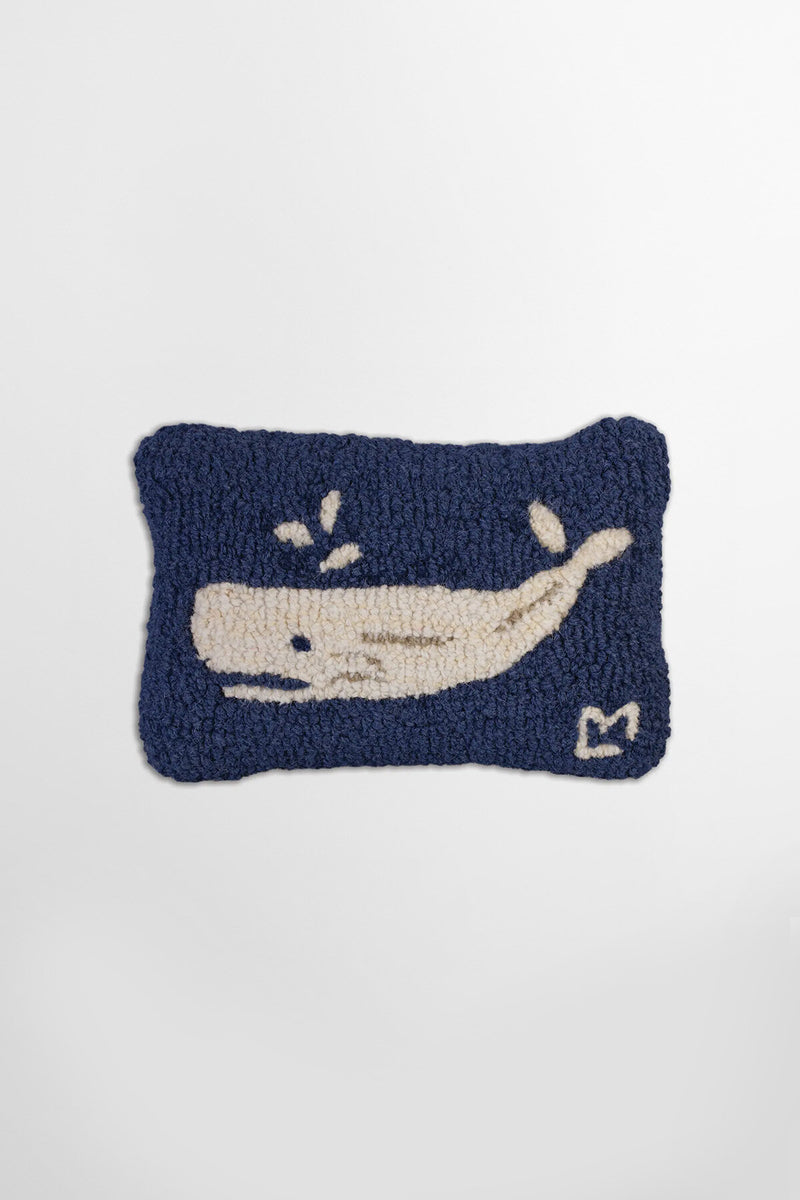 Copriletto decorativo in lana agganciato a mano con balena con beccuccio