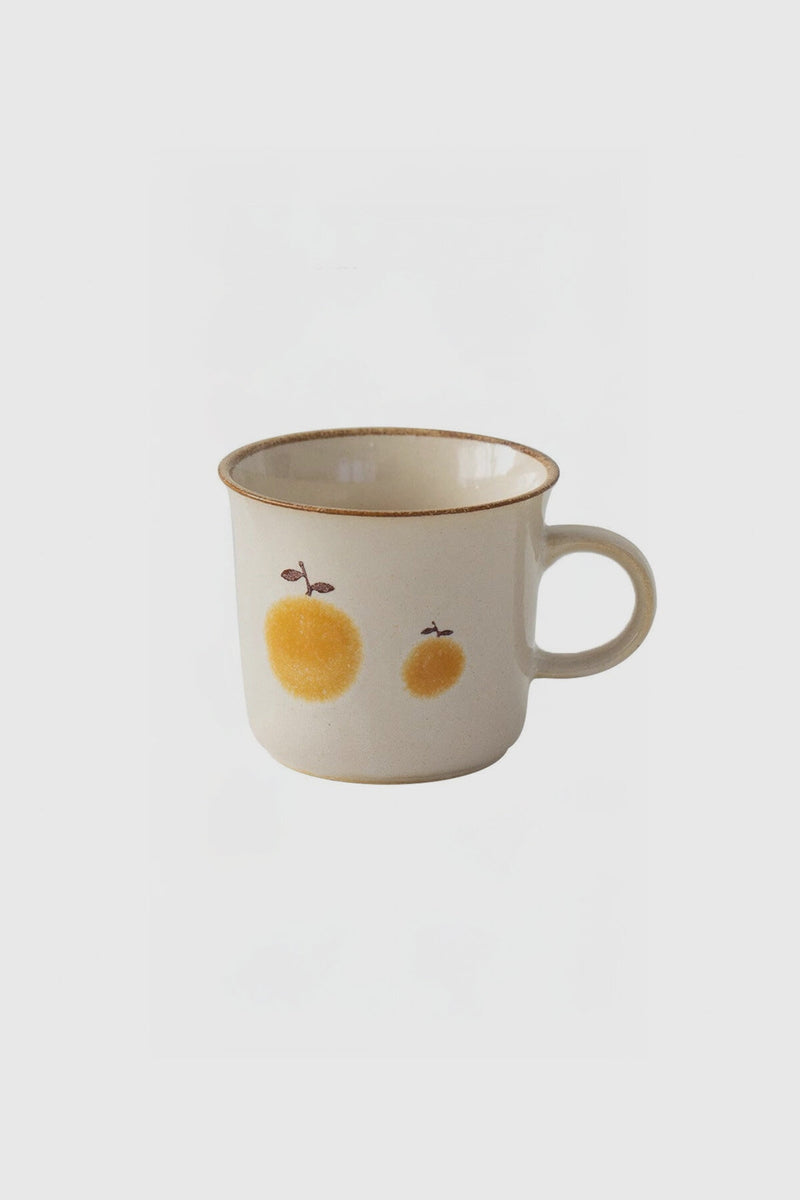 Minoyaki ceramic mug Orange