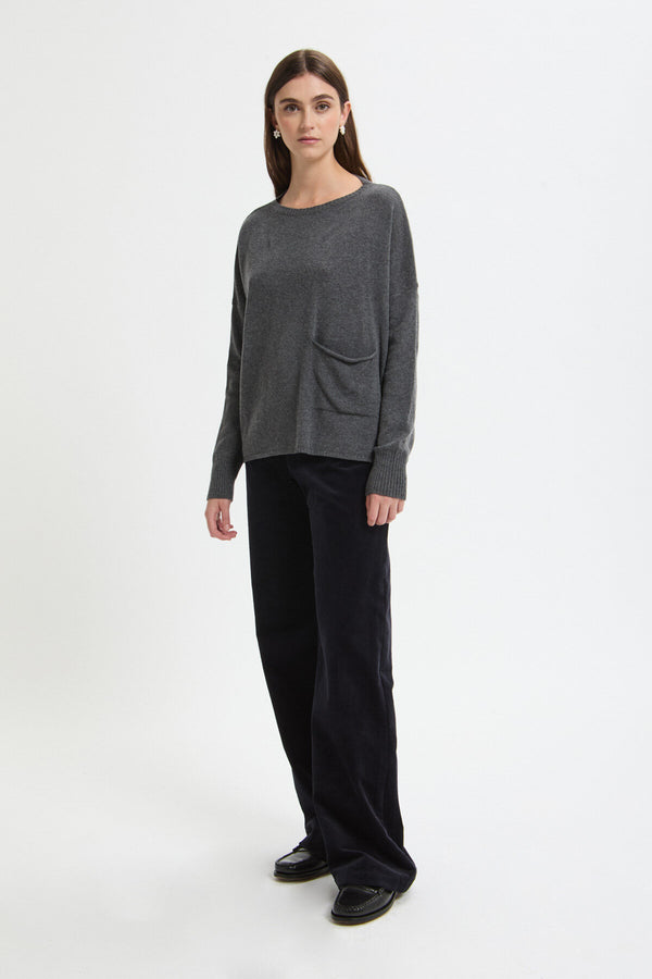 Virgin wool and cashmere sweater