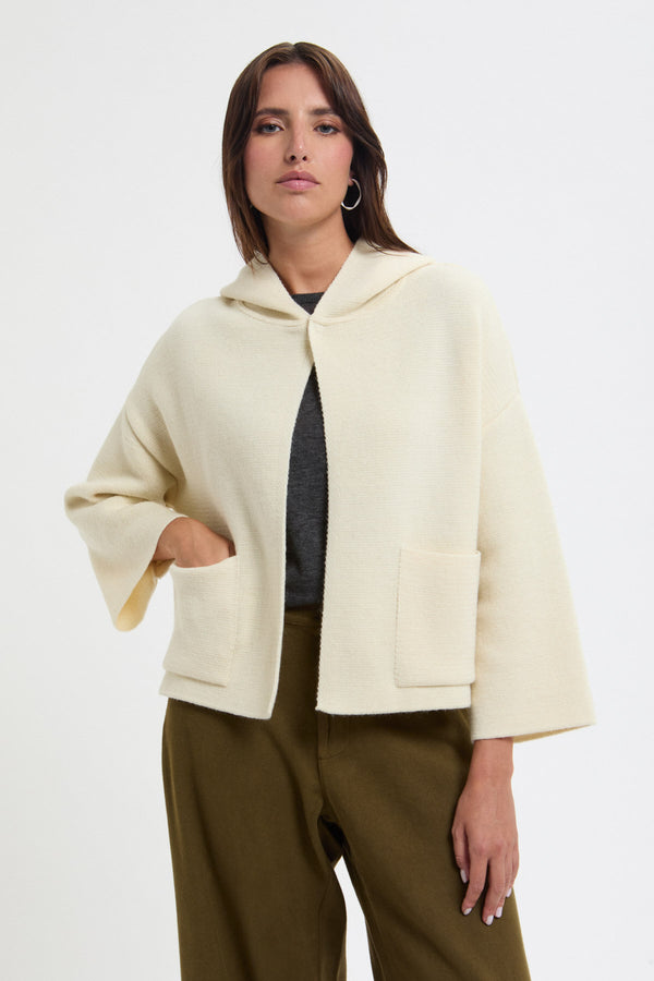 Short wool jacket
