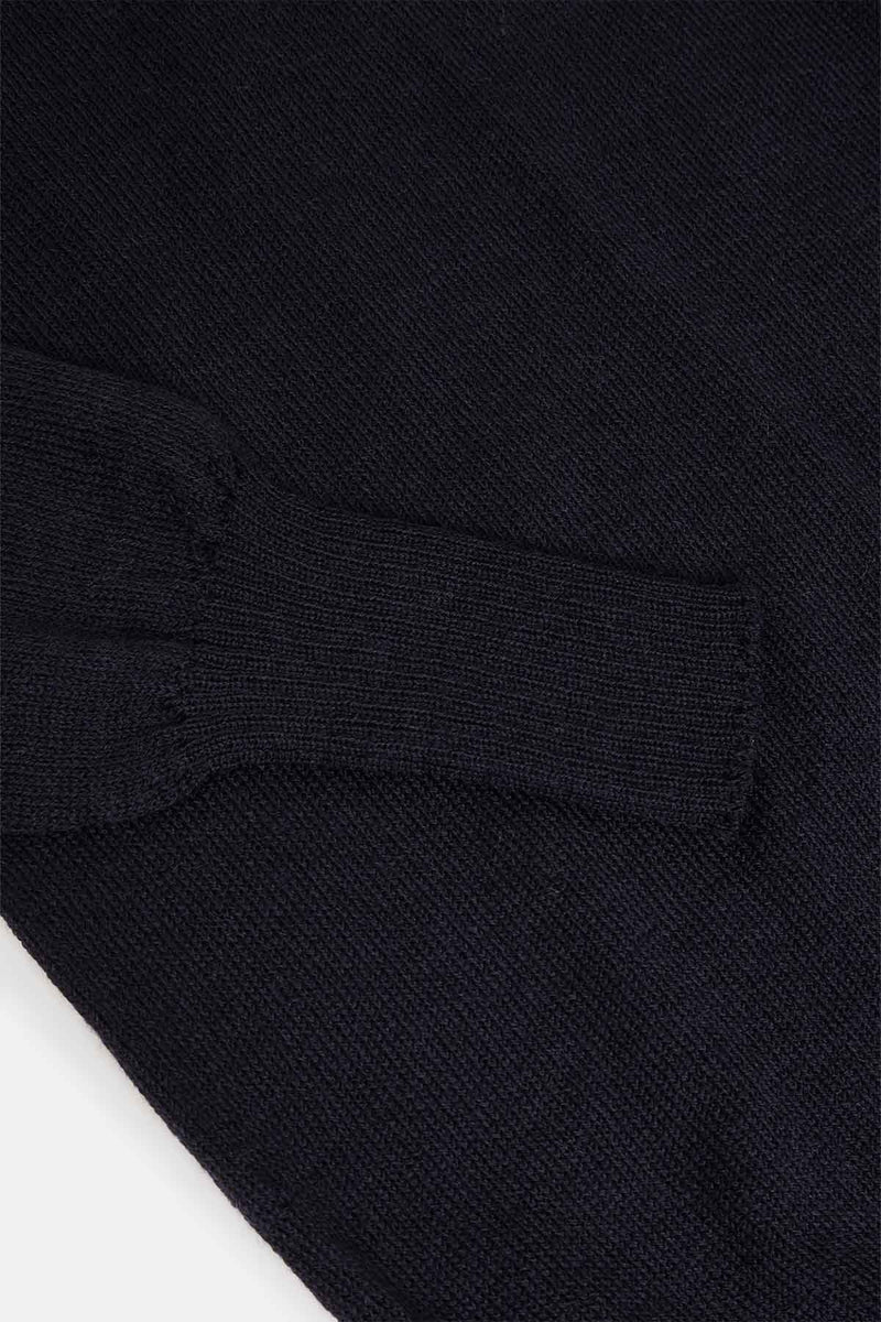 Polo in lana a maniche lunghe