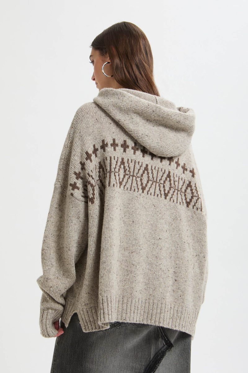 Hooded sweater