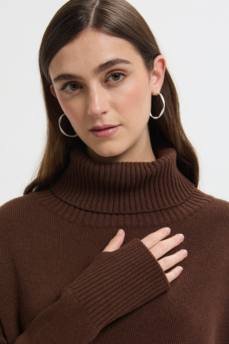 Virgin wool and cashmere sweater