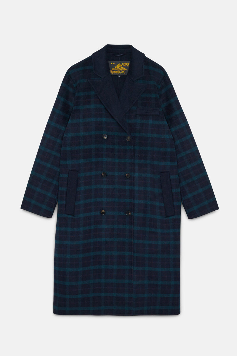 Cappotto in Tartan Manine