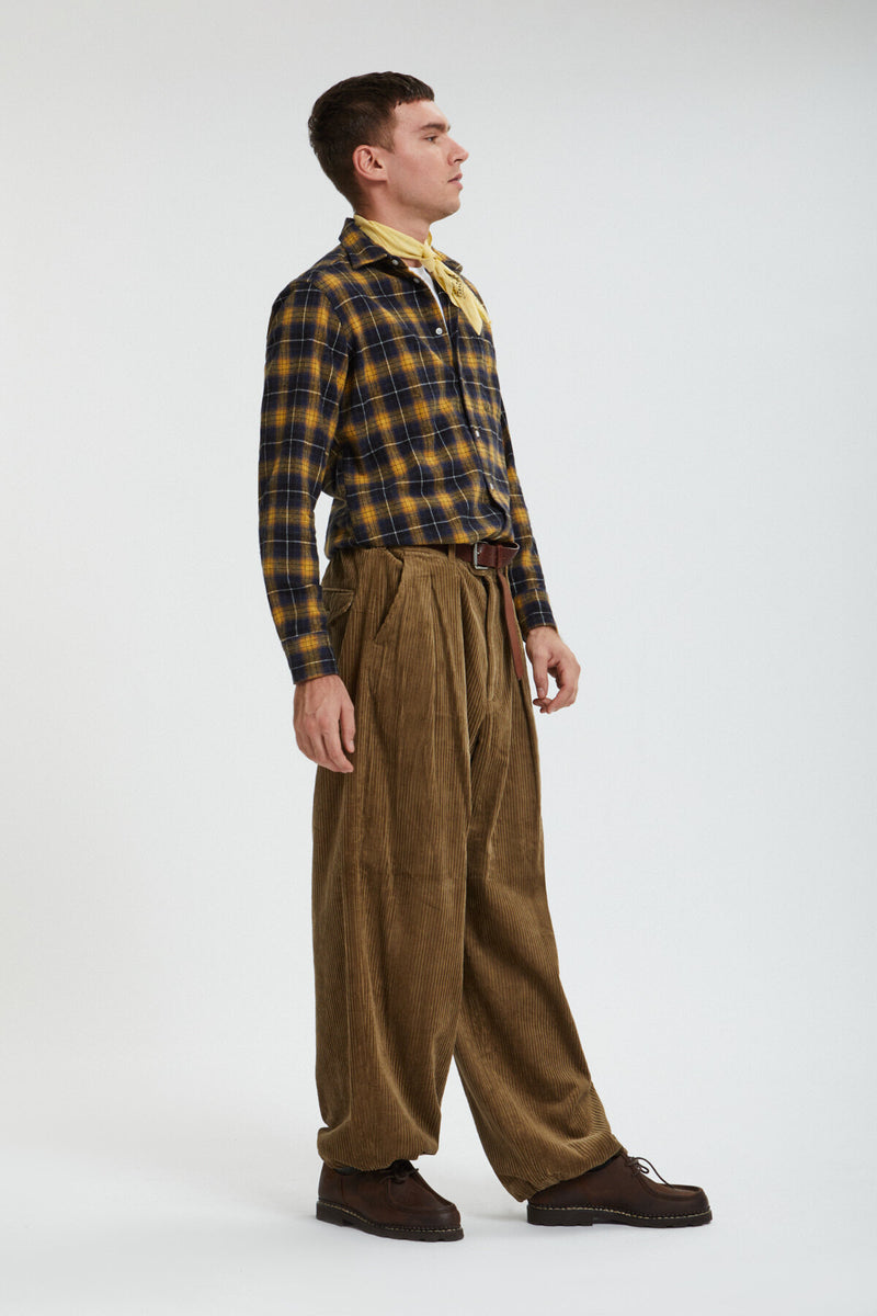 Oxford cotton trousers