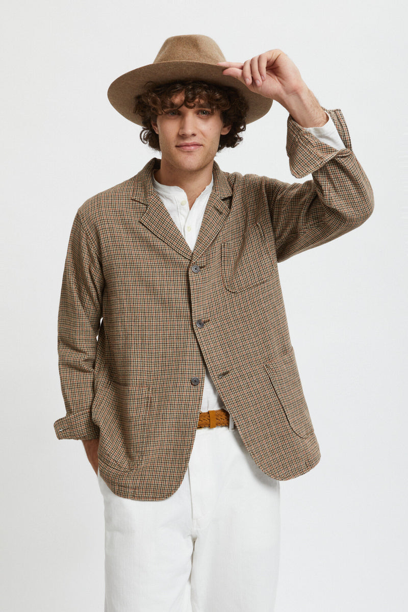 4B Cuffs Jacket Wool Linen