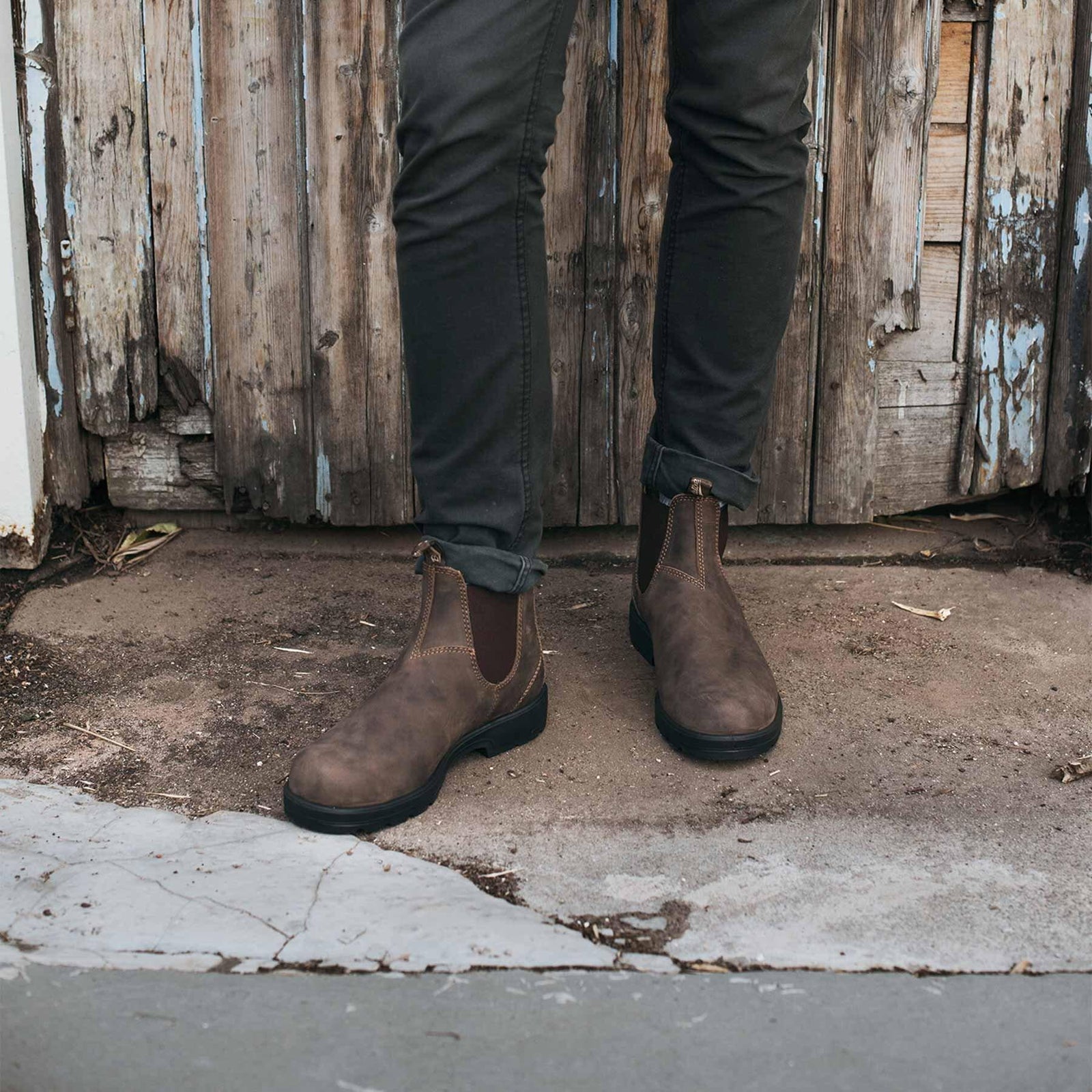 Blundstone 585 Pelle marrone rustica Taglia 39 Normale