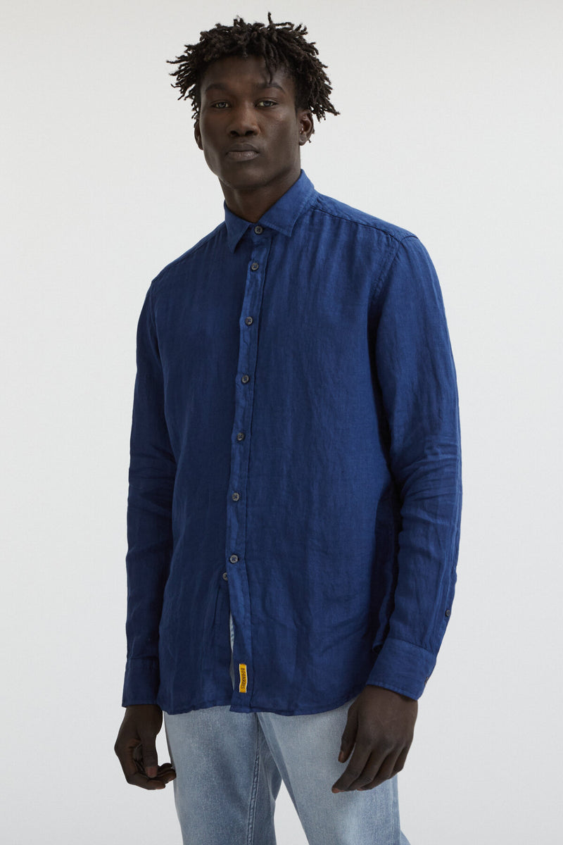 Camicia Bradford in lino Bluette Uomo WP Store - Main Image