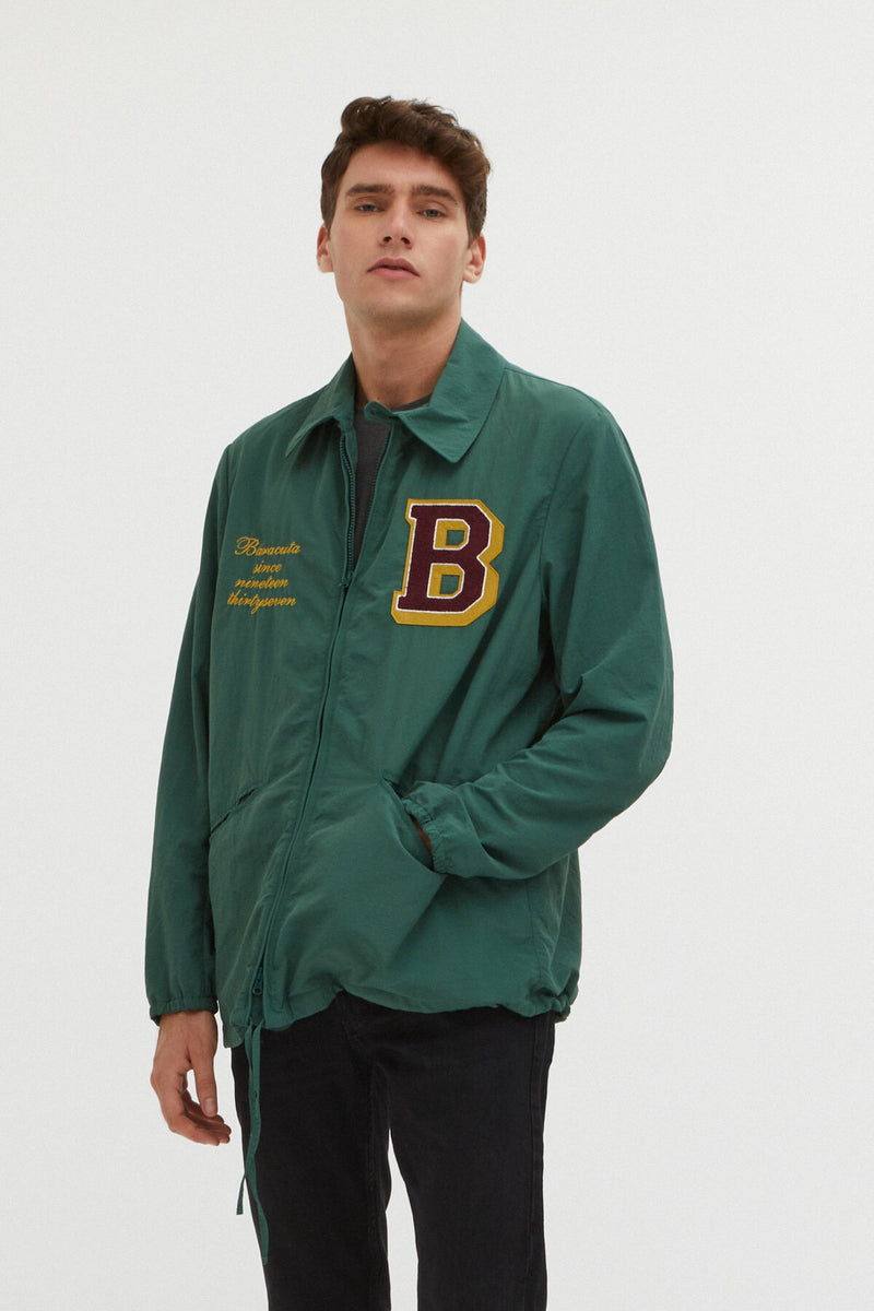 Nylon Coach Jacket