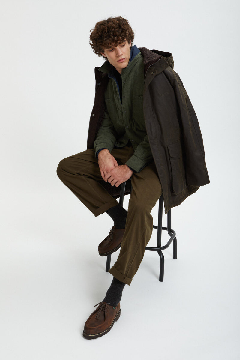 Waxed Shooting Field Parka