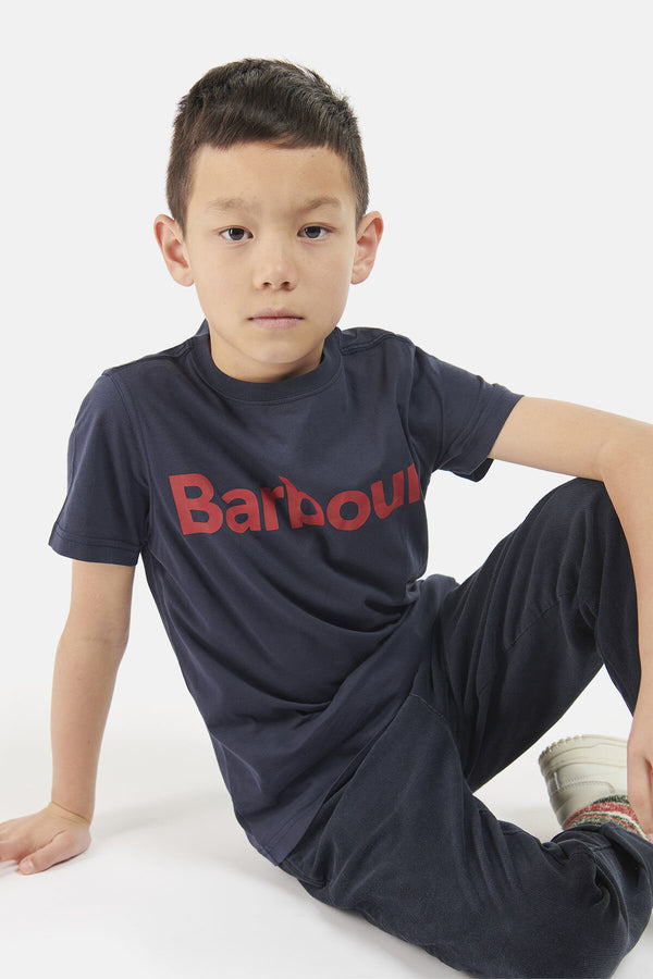 Maglietta Barbour per bambini Essentials Logo