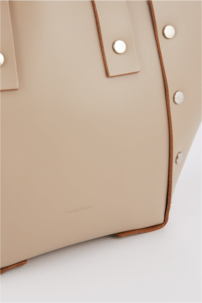 Wide S Leather Shoulder-bag