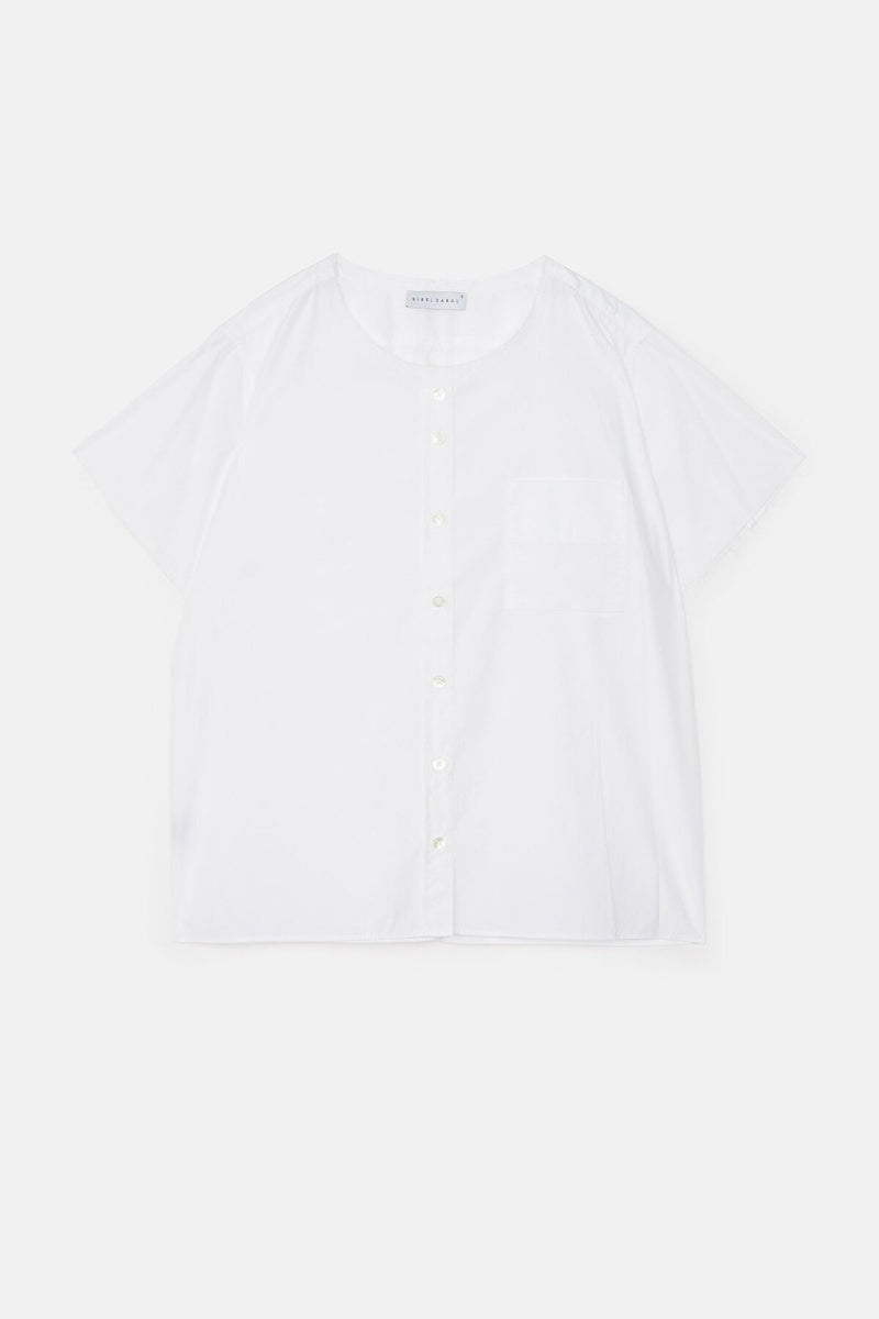 White cotton blouse