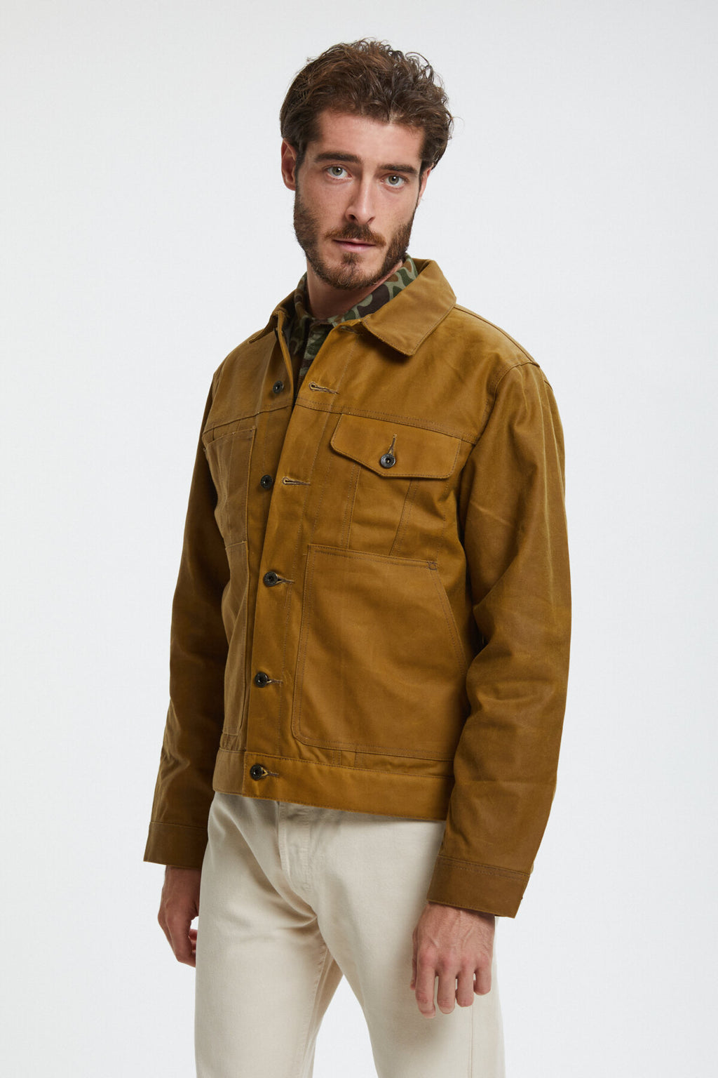 Filson Man GIACCA FODERATA DAL TAGLIO CORTO CRUISER IN TIN CLOTH