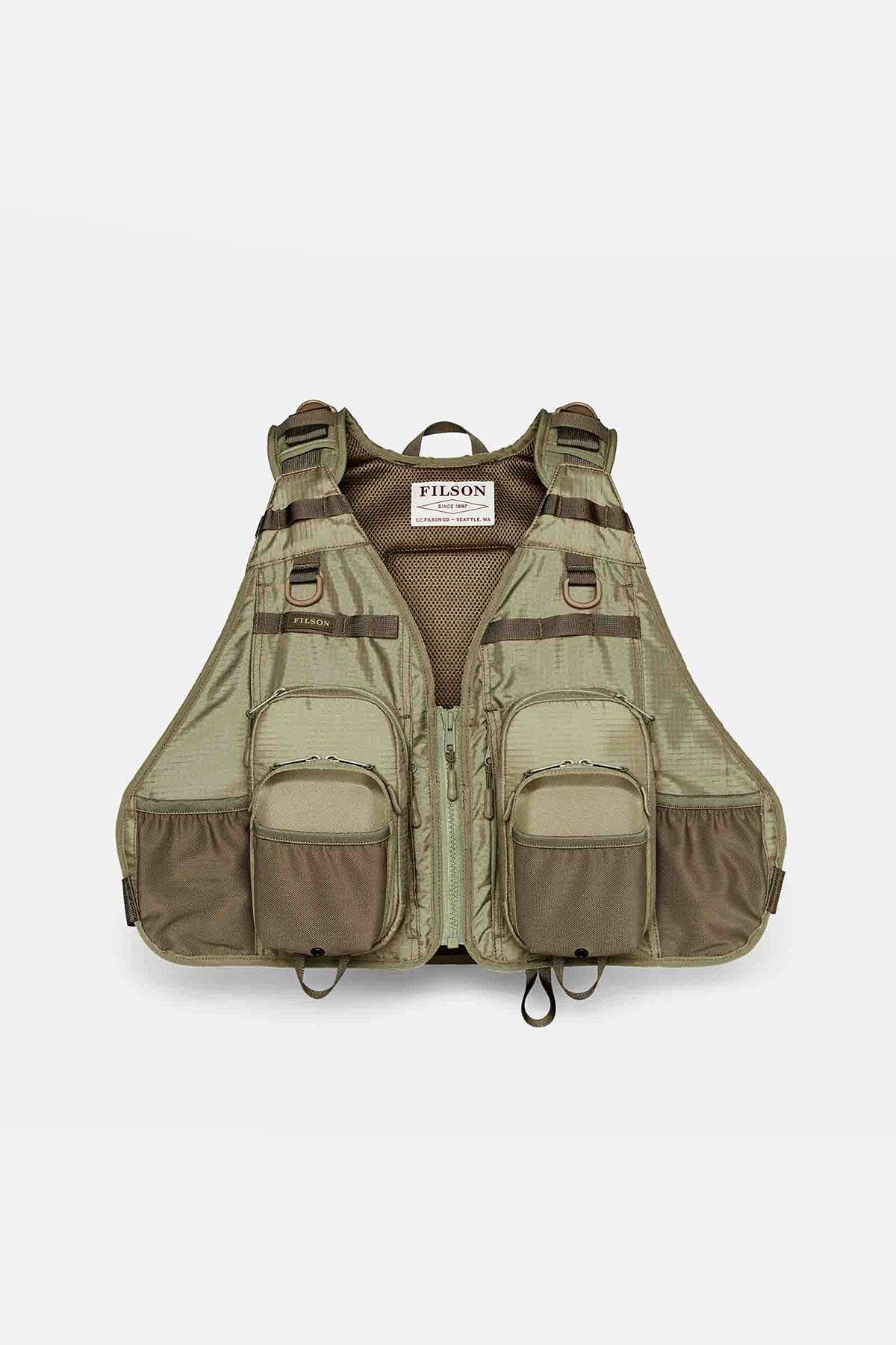 Filson Man FISHING GUIDE VEST Vintage olive | Uomo | WP Store