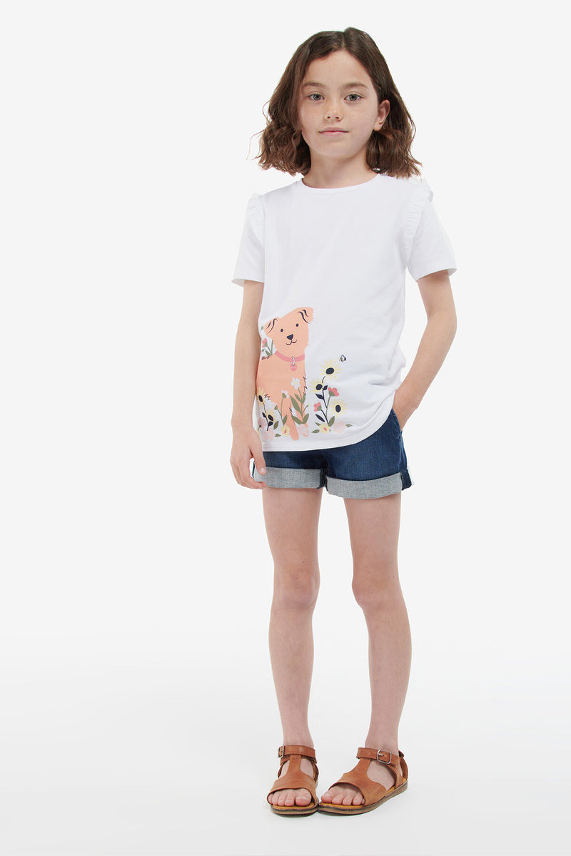 T-Shirt per bambine Barbour Penny