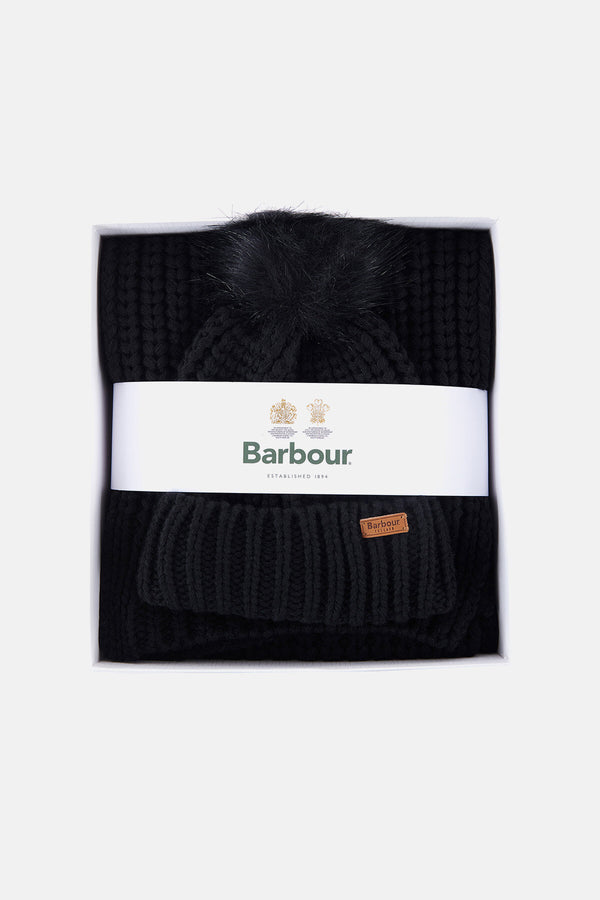 Set di berretto e sciarpa Barbour Saltburn