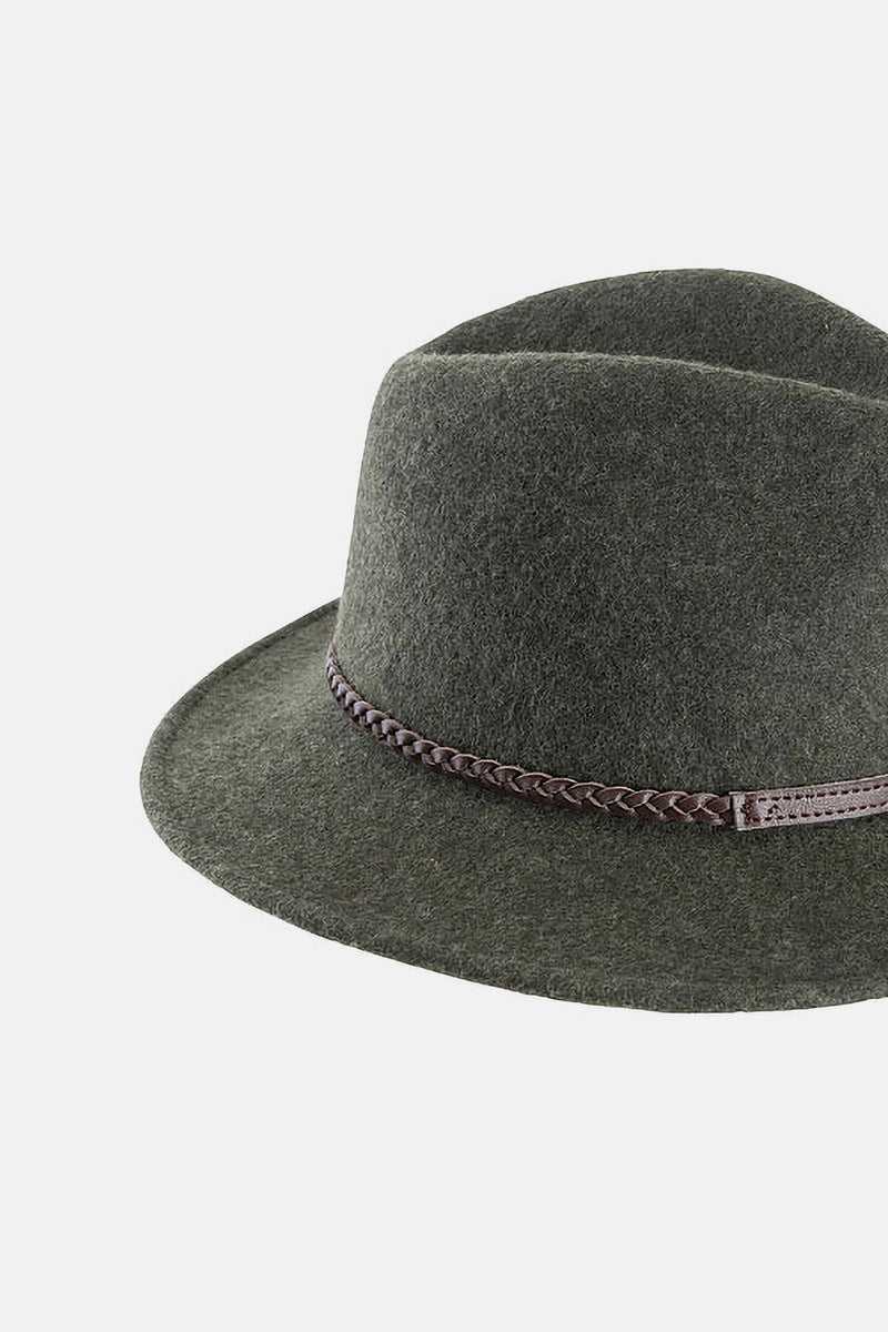 Cappello fedora in pura lana