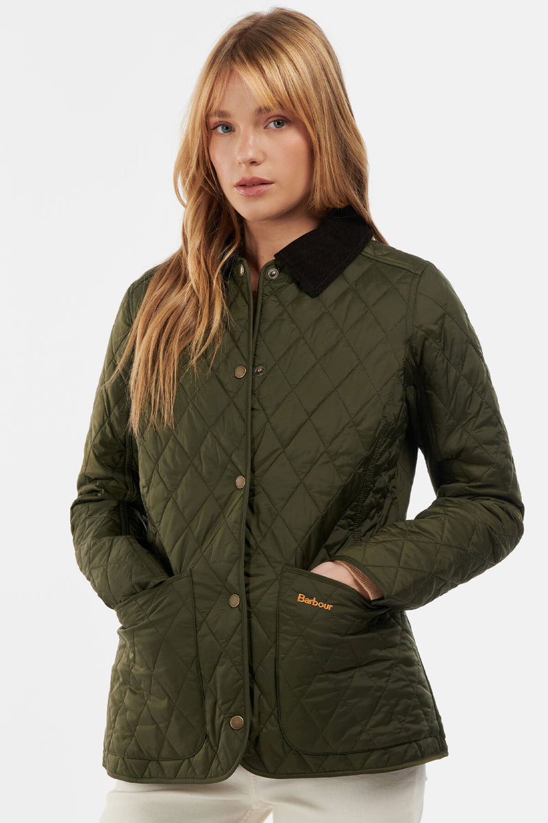 Barbour Lady Giacca trapuntata Olive Donna WP Store