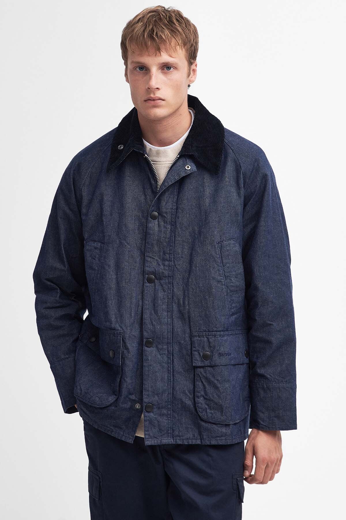 Bedale Oversized Denim Jacket Indigo by Barbour | Men | WP Store