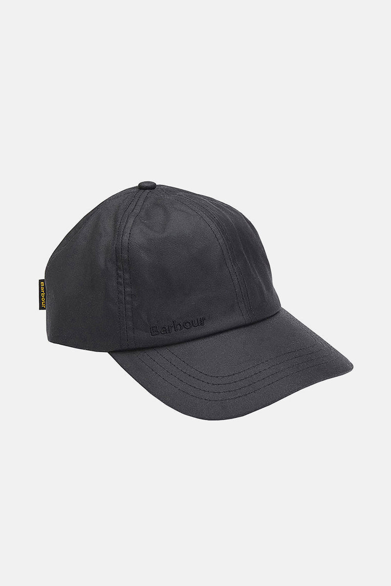 Barbour Cappello da baseball cerato Black Uomo WP Store