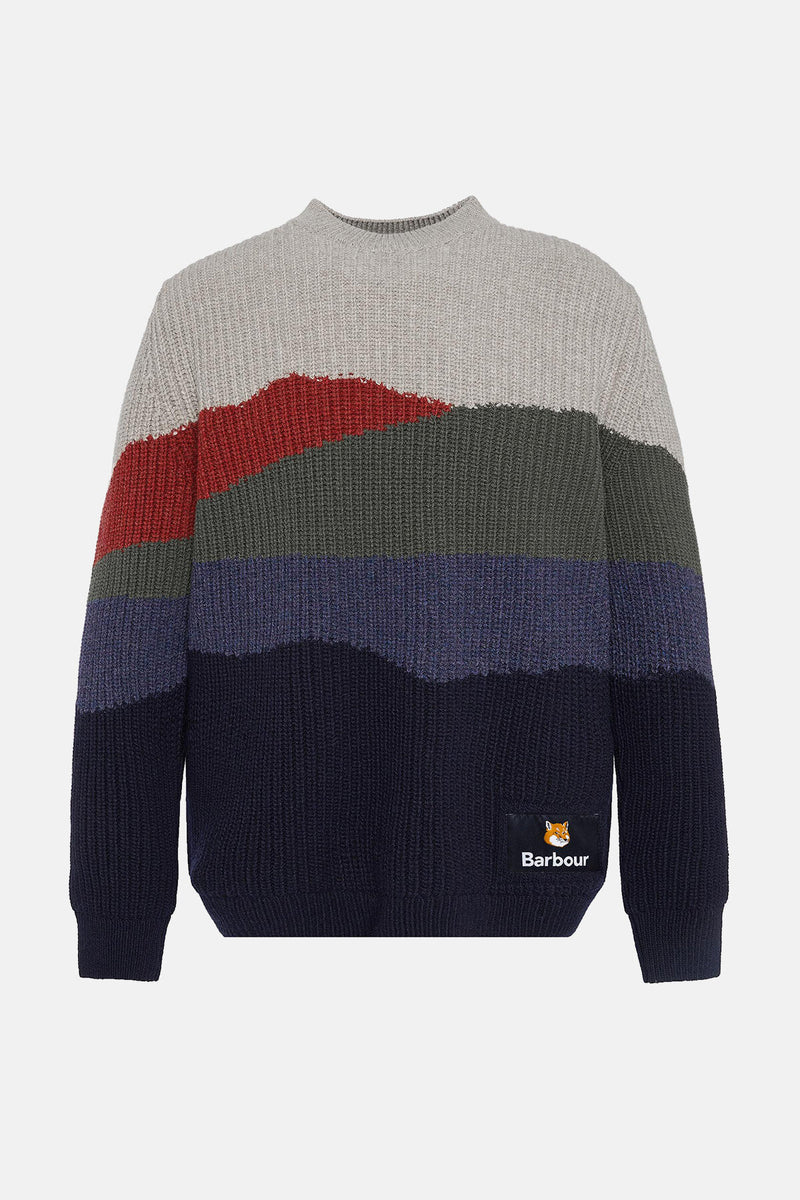 Barbour x Maison Kitsuné Landscape Knitted Jumper