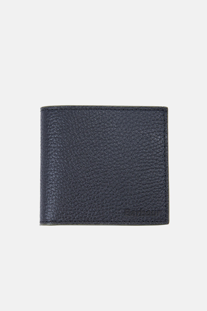 Barbour Grain Leather Billfold Wallet