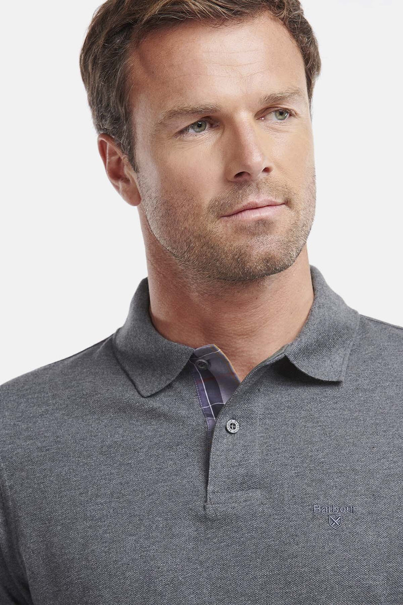 Essential Long-Sleeve Polo Shirt