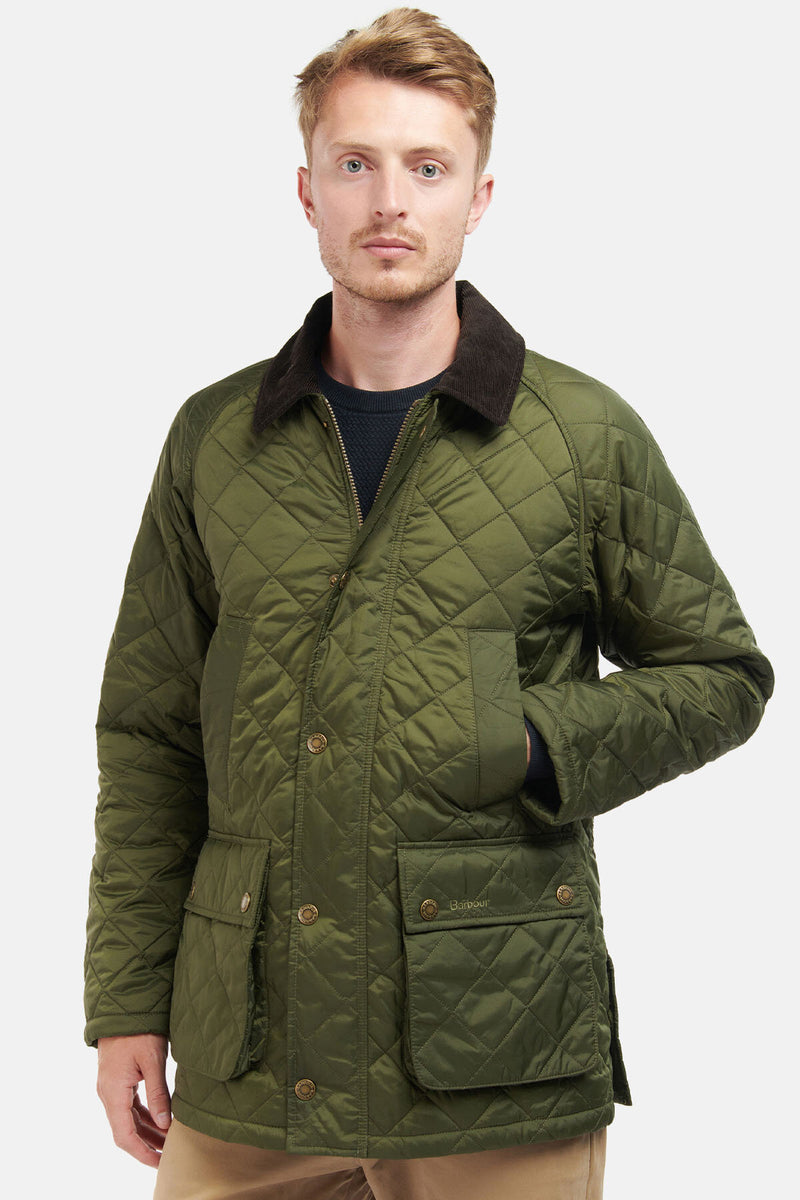 Barbour Giacca trapuntata Ashby Olive Uomo WP Store